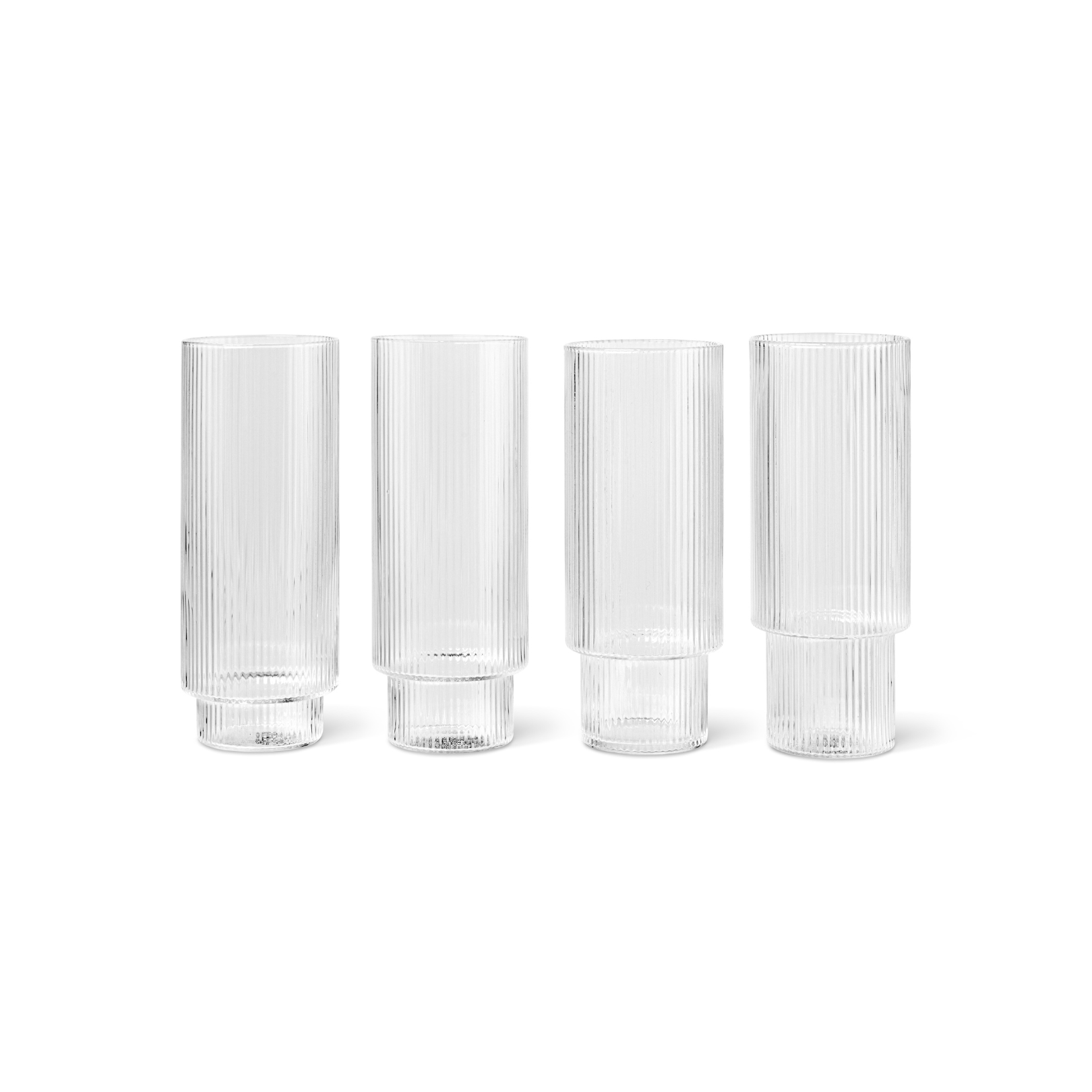 Ripple Long Drink Glasses
